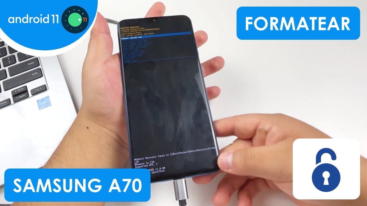Formatear Samsung Galaxy A70 | Android 11