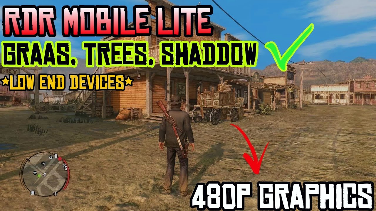 RDR Mobile Lite 480p Graphics Update | Trees, Grass & Shadows | Low-End Phone Performance Test