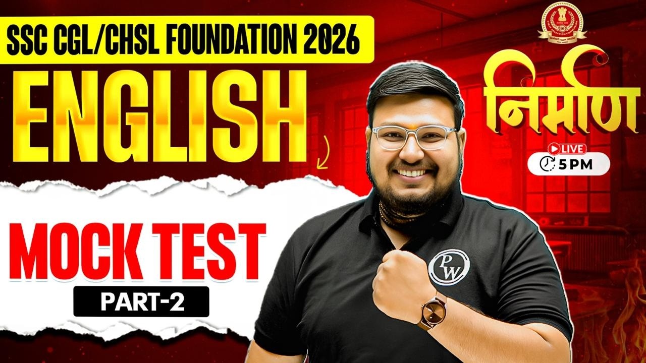 SSC English Foundation 2026 | All India Mock Test - 02 | English Grammar for Beginners | Bhragu Sir
