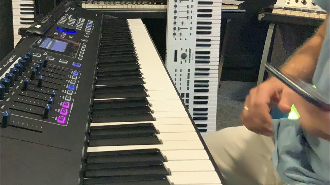 Kurzweil PC4 first play - live stream night
