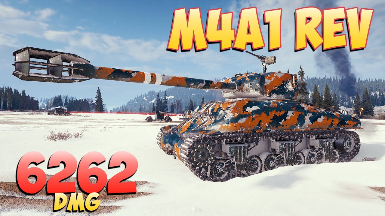 M4A1 Rev • Иногда может! - 5 Фрагов 6.2K Урона • Мир Танков