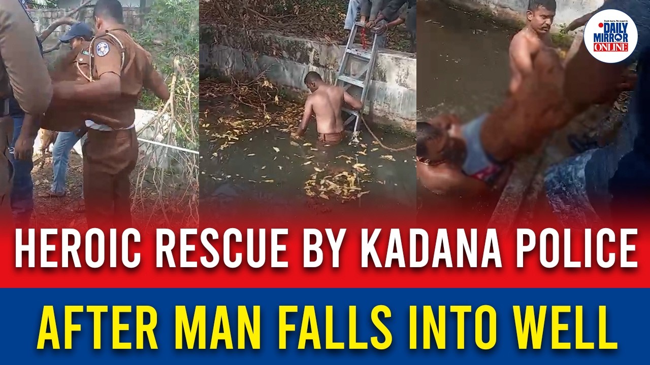 Heroic Rescue by Kadana Police After Man Falls Into Well