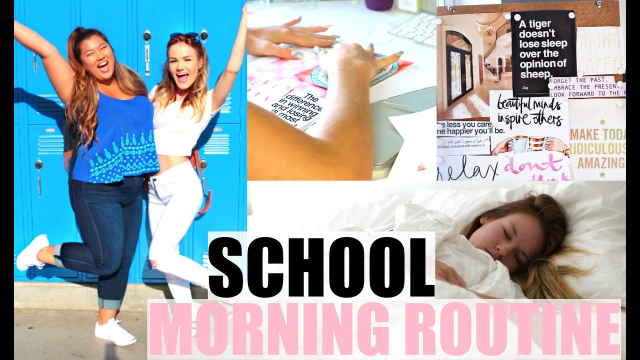 School Morning Routine + DIY Supplies & Outfit Inspiration