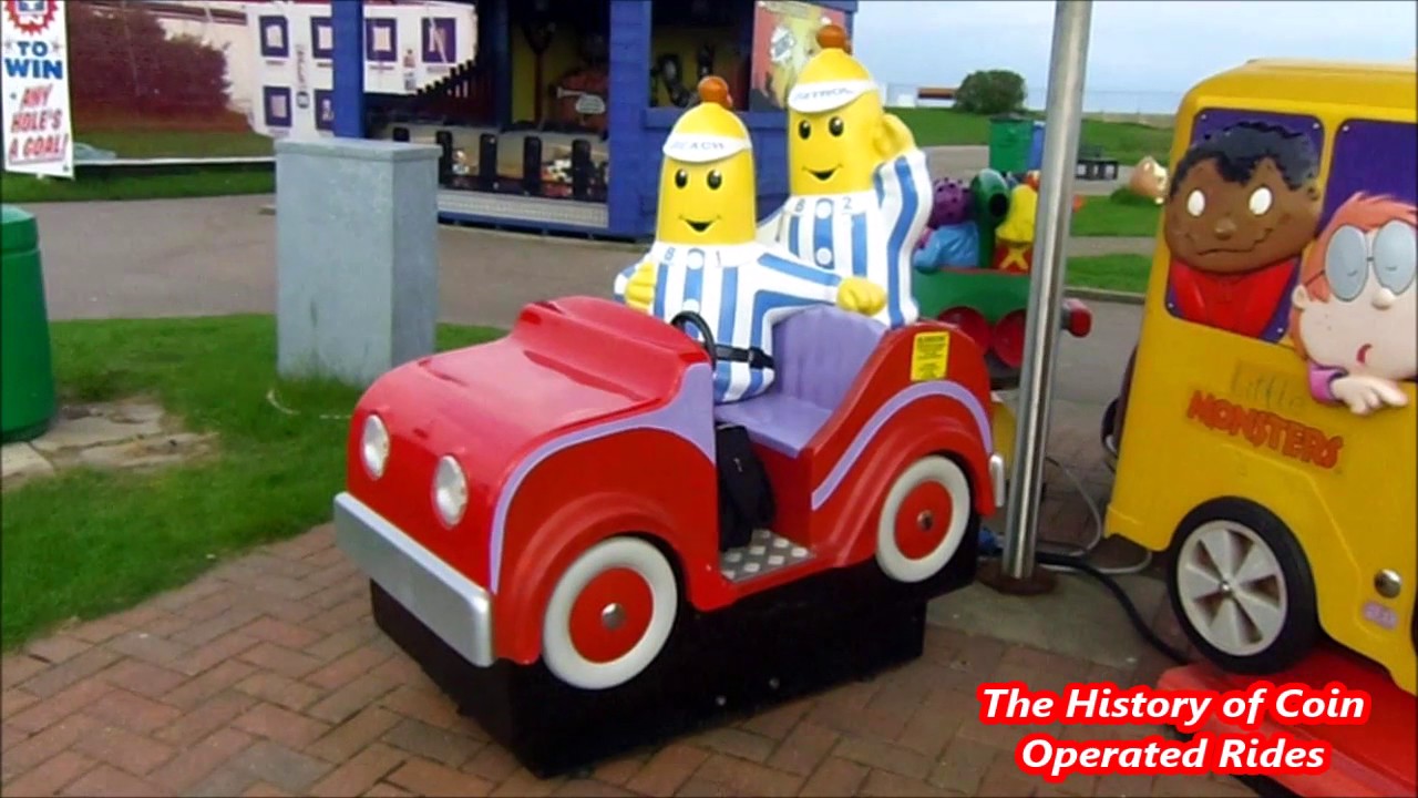 2000s Coin Operated Car Kiddie Ride - Bananas In Pyjamas