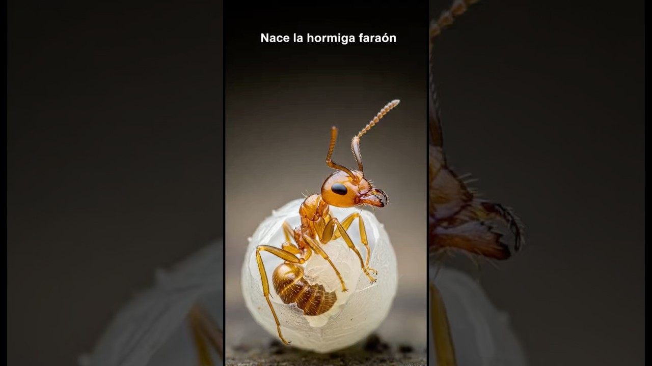 Como nace la hormiga 🐜 fara&oacute;n
