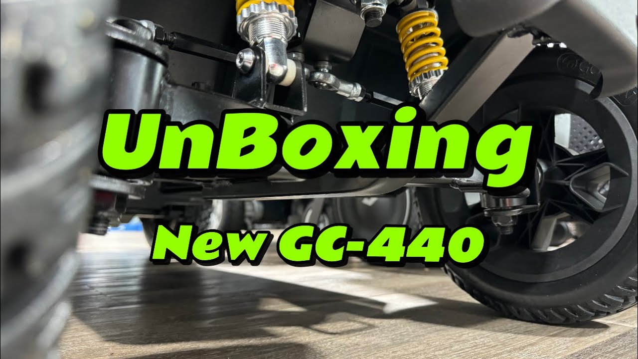 Распаковка нового GC-440 «Что нужно знать» Роскошный самокат Golden Companion весом 400 фунтов