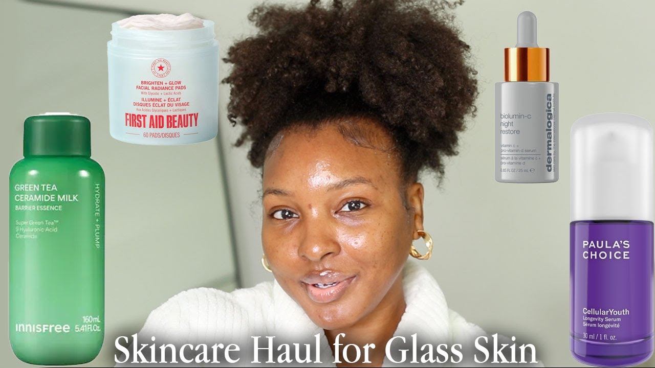 Glass Skincare at Home | Skincare Haul | Acne, Dark Spots, Hyperpigmentation, Anti-Aging| Kensthetic