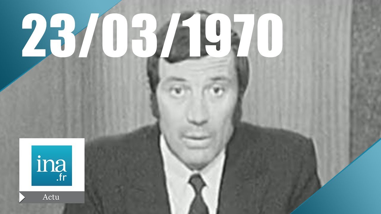 13h 1ère chaîne ORTF du 23 mars 1970 : | Archive INA