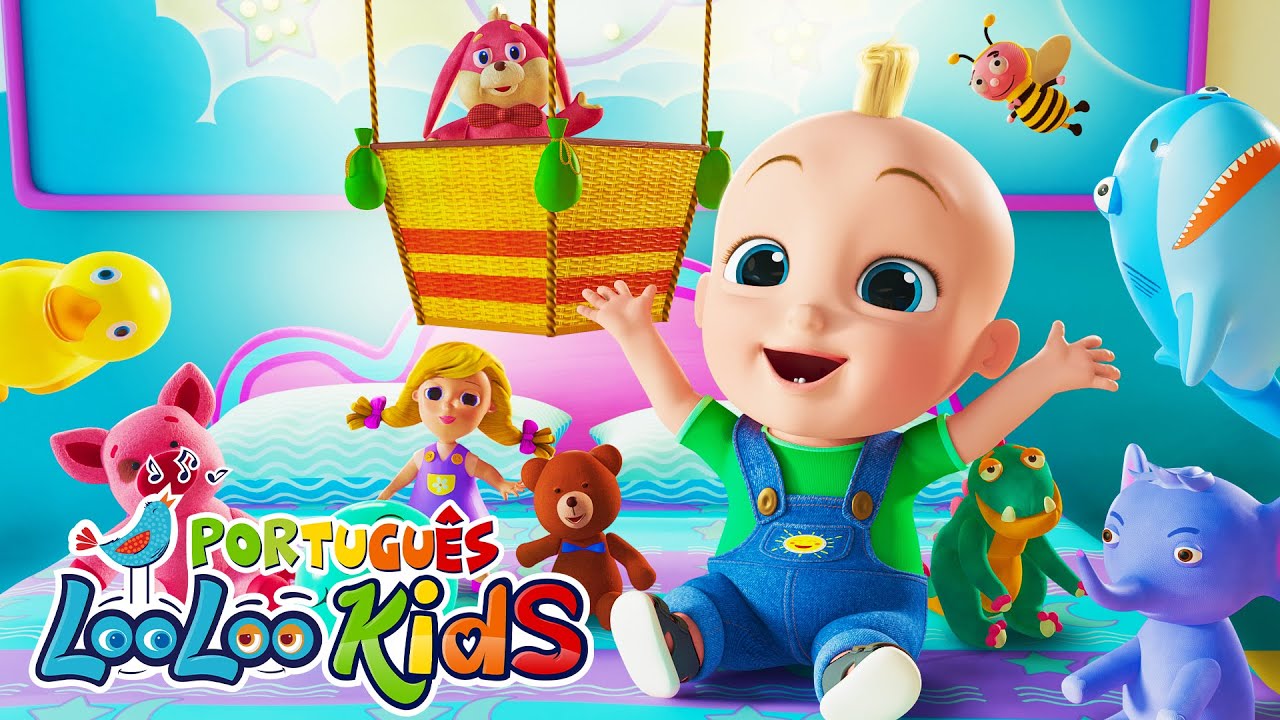 Dez na cama - Músicas Infantis | LooLoo Kids Português