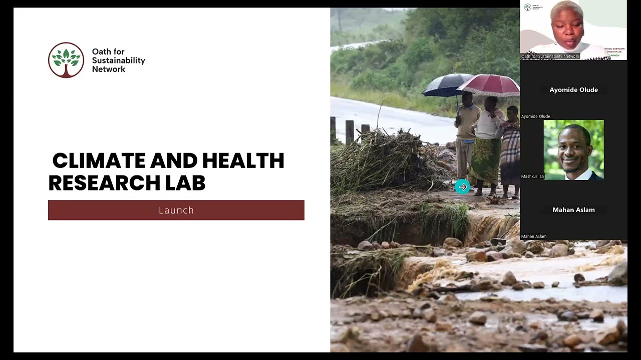 OFSN Climate and Health Research Lab Launch - Summer 2023