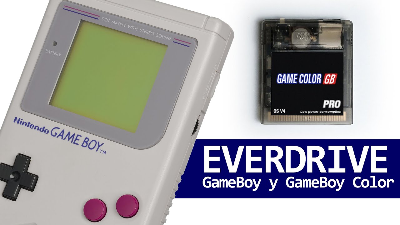 Clon Chino Everdrive para GameBoy y GameBoy Color. PRO OS V4