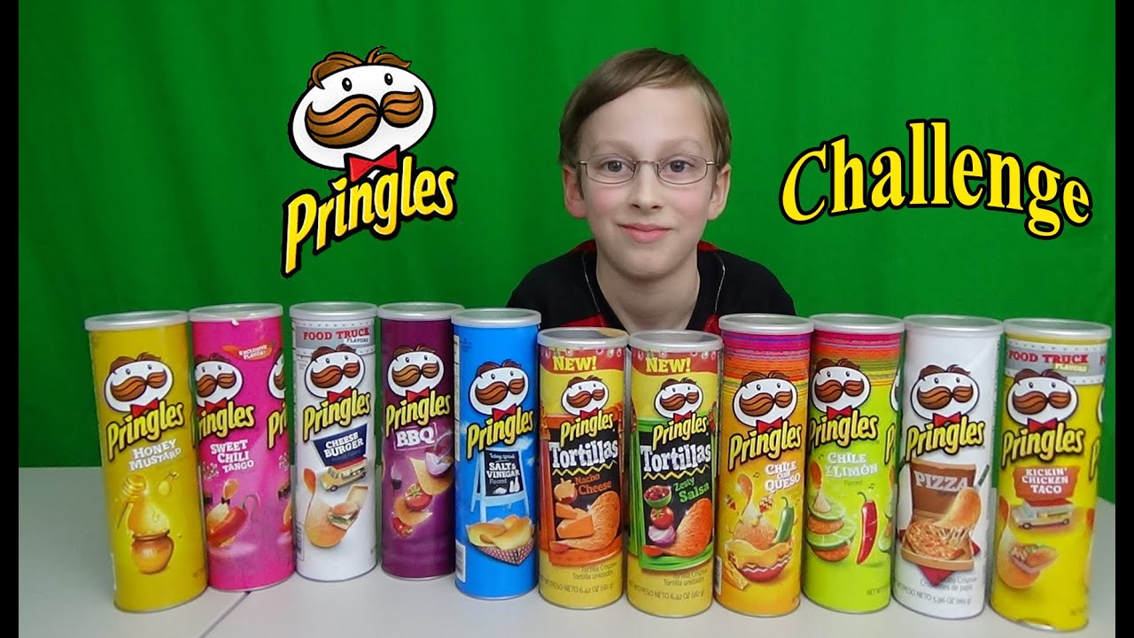 Pringles Challenge Video - 11 Flavors with CollinTV