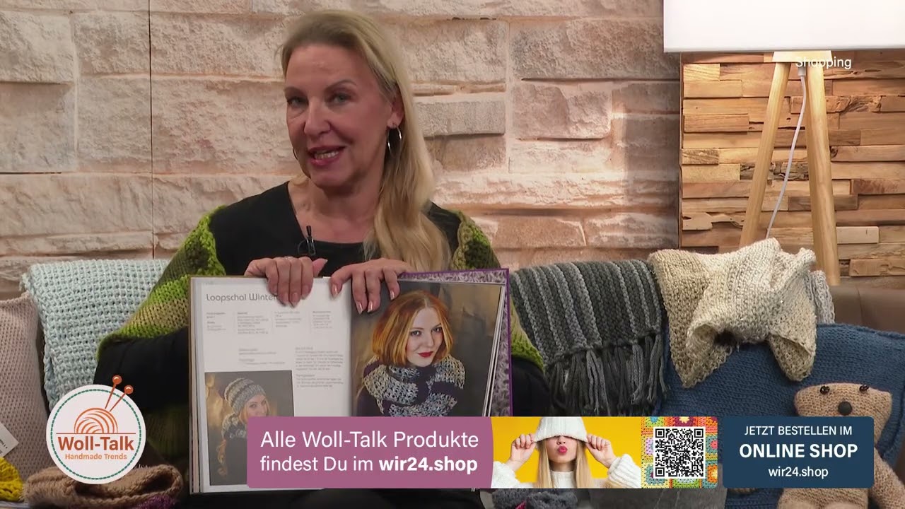 WOLL-TALK - Loopschal Wintertraum - Handmade Trends mit Andrea Lutz und Gabi Moosa