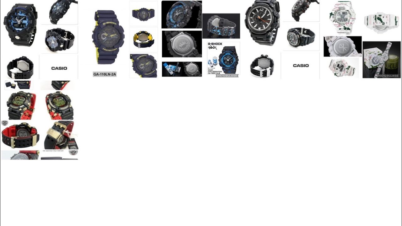 6 Casio G-Shocks From 2017 Reviews & Unboxing (Check The Details Down Below⬇️)