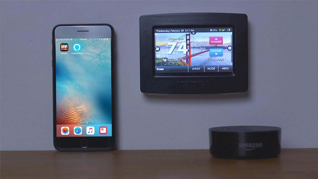 How to use Amazon Alexa to control Venstar thermostats