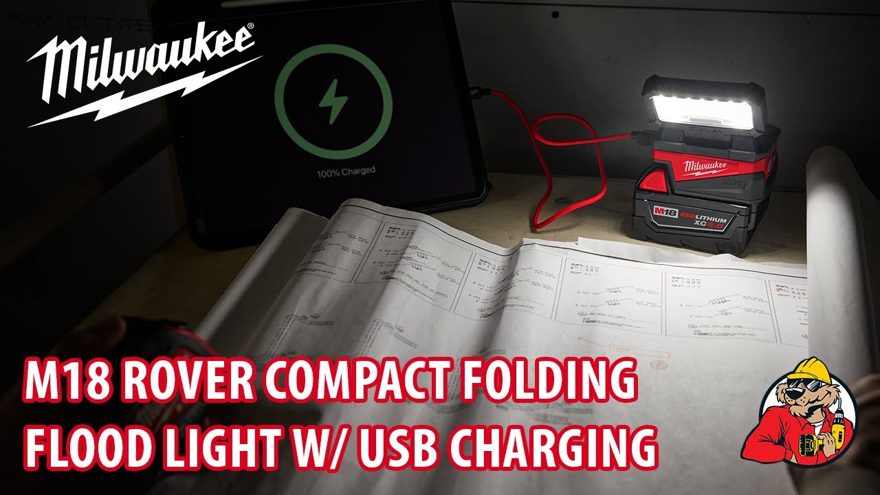 Milwaukee M18 ROVER Compact Folding Flood Light