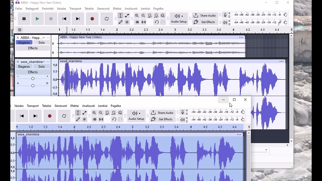 Skaitmeninis garsas (Audacity)
