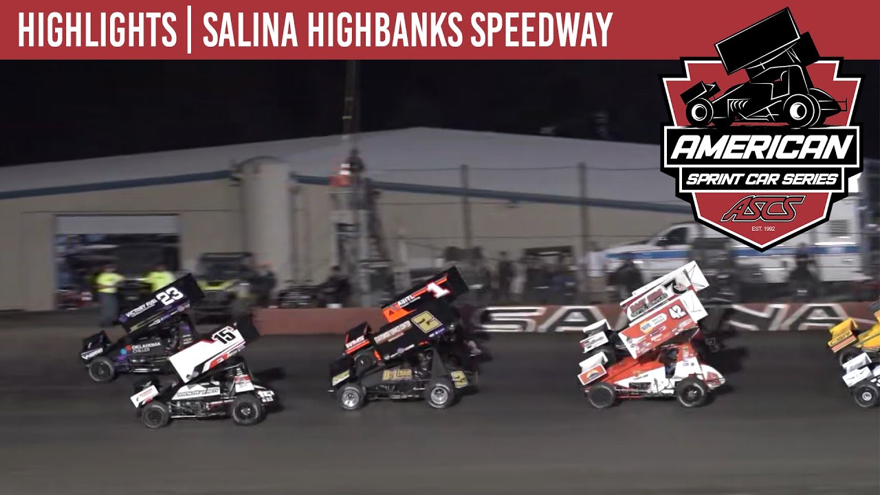 ASCS | American Sprint Car National Series | Salina Highbanks Speedway | April 12, 2025 | HIGHLIGHTS