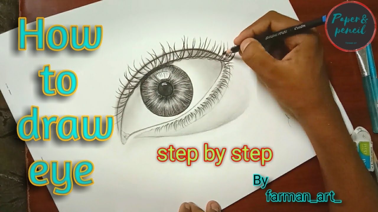 How to Draw eyes tamil / easy method to draw eyes / drawing eyes