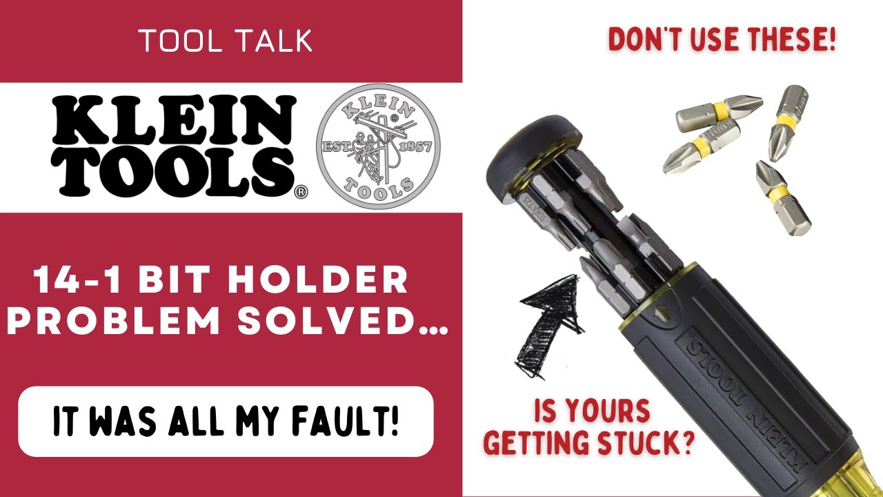 Klein 14-1 Stuck Bit Holder Solved - It was MY FAULT - Solved thanks to  Super Screwdriver 3 comment