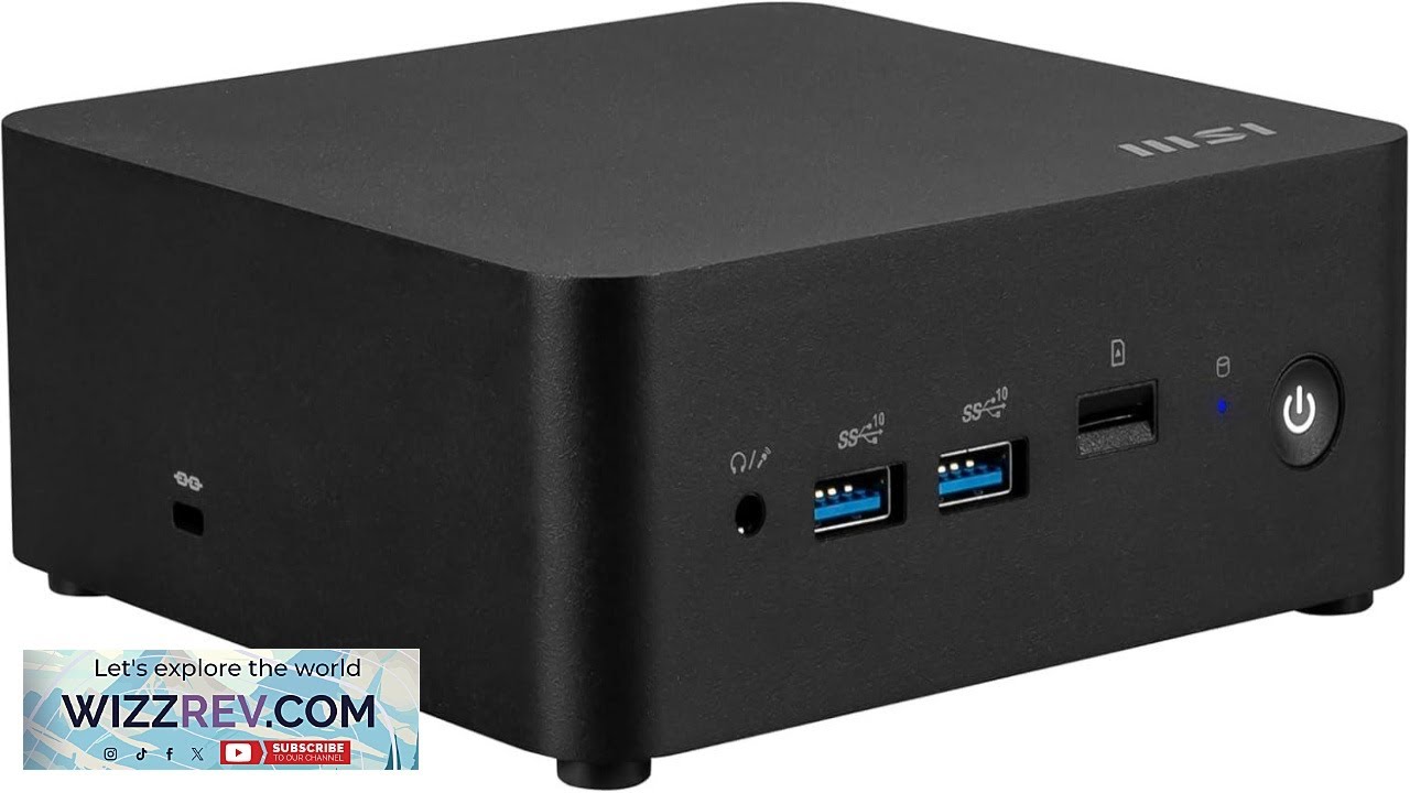 MSI Cubi NUC Desktop Intel Core 3-100U 8GB Memory 500GB SSD WiFi Review
