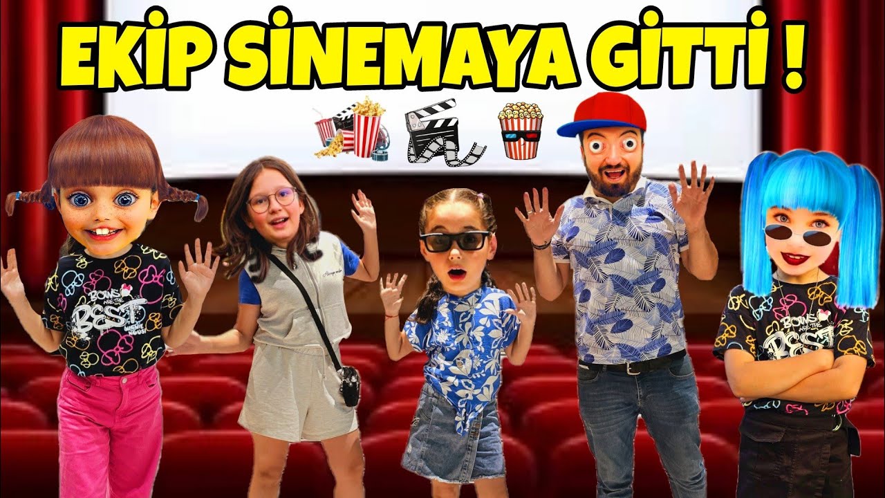 ELİF ARKADAŞ EKİBİ İLE SİNEMADA !! KİM SİNEMAYA GİRMEK İSTEMEDİ ??