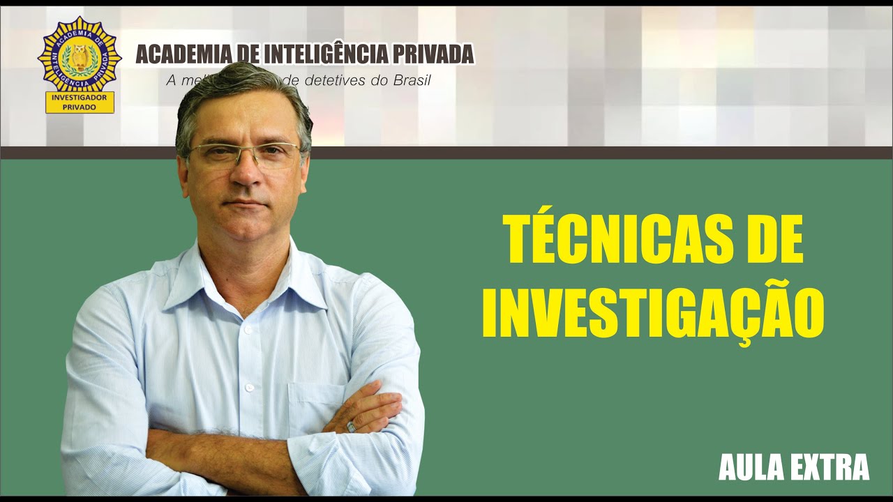 Vídeo aula sobre Técnicas de Investigação - Parte 1
