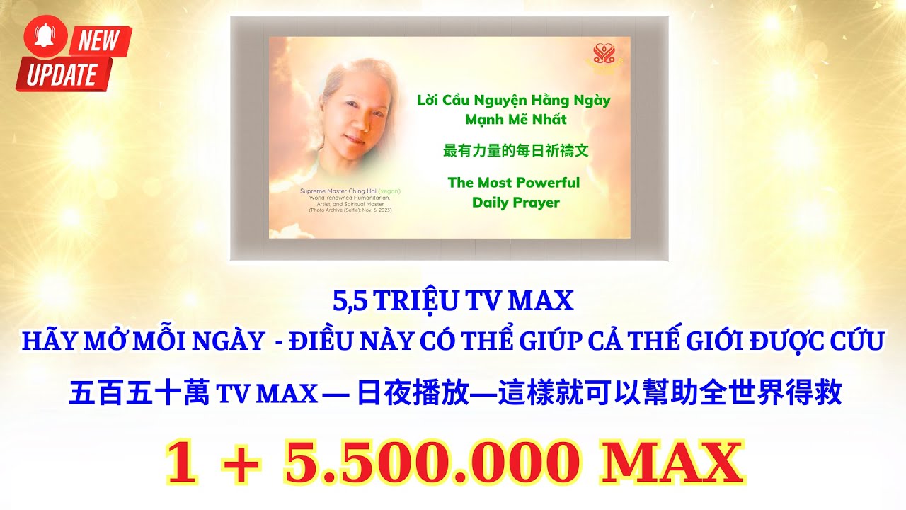 🔴NEW 1 + 5.500.000 MAX | The Most Powerful Daily Prayer ⭐ THIS CAN HELP THE WHOLE WORLD TO BE SAVED🙏