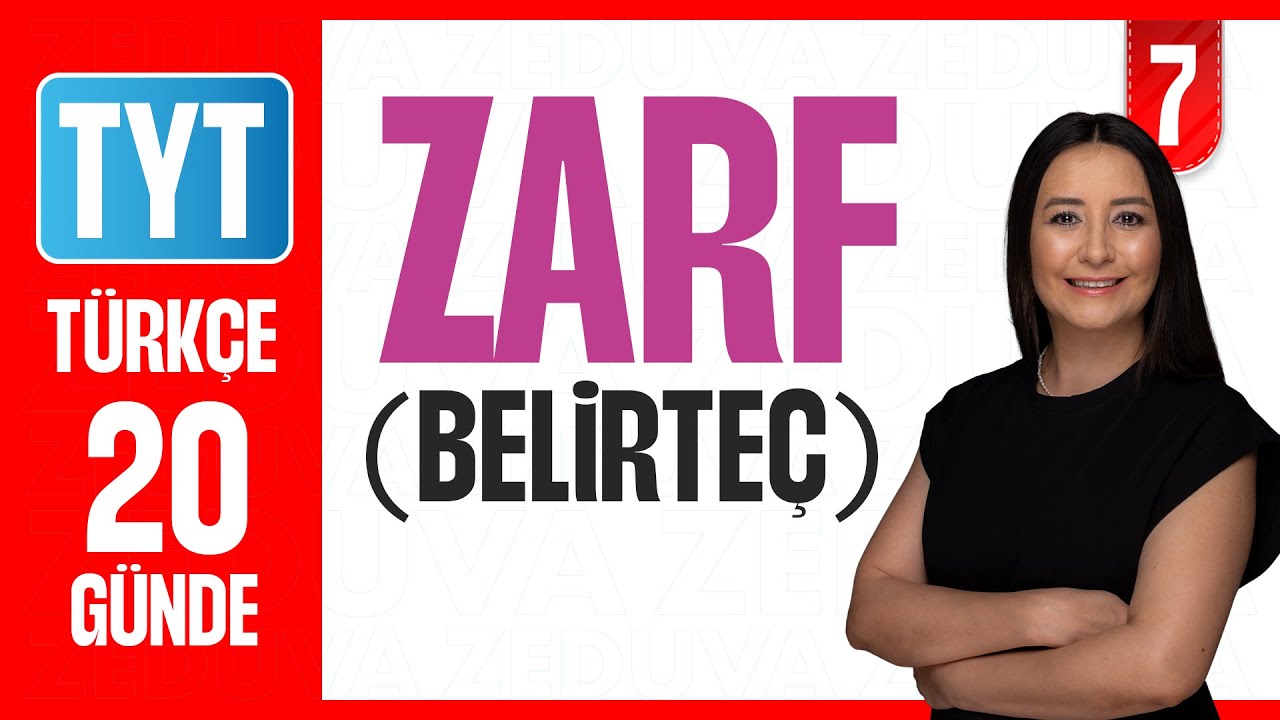 Zarf (Belirteç) - 20 Günde Dil Bilgisi Kampı - Soru Çözümü - 2026 - 7. Gün - 18-19. Test Çözümü