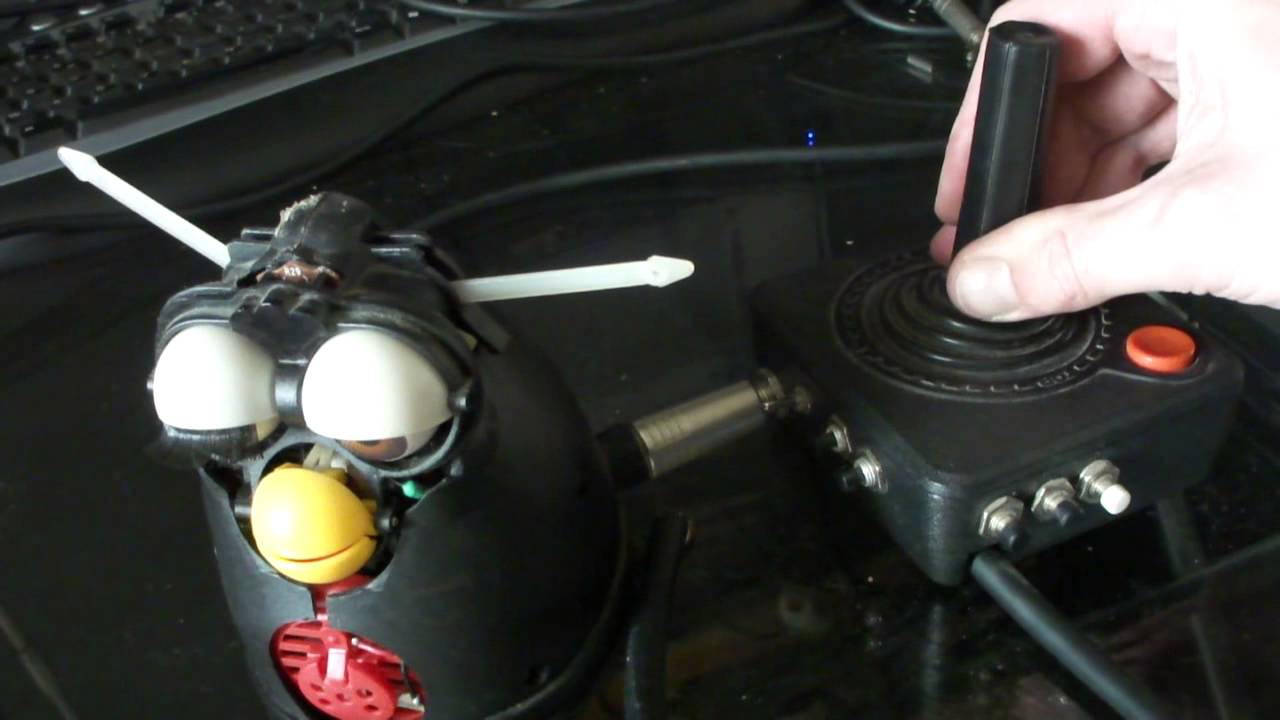 Circuit bent FURBY with ATARI joystick by 10Konekt