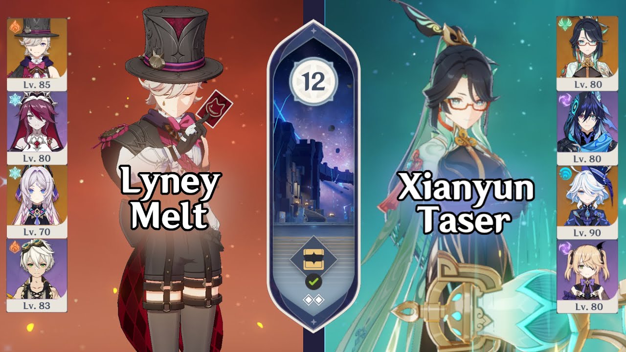 Lyney + Xianyun ft Ororon vs 5.3 Spiral Abyss Floor 12 | C4 Lyney & C0 Xianyun | Genshin Impact