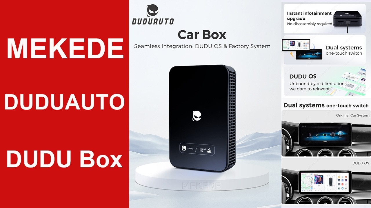 DUDUAUTO 2026 New Arrival DUDU Carplay AI Box Qualcomm 6350 8G+128G Android 15