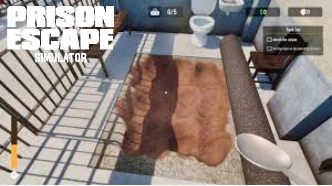 TÚNEL SECRETO para a LIBERDADE! (Prison Escape Simulator)