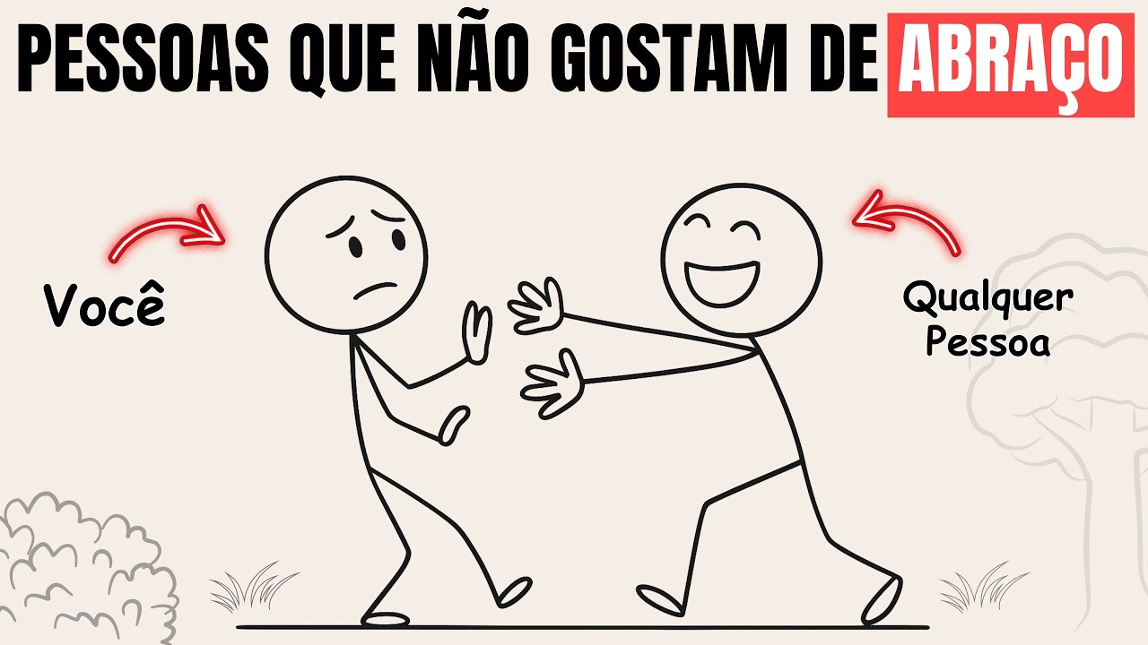 Psicologia de pessoas que não gostam de abraços