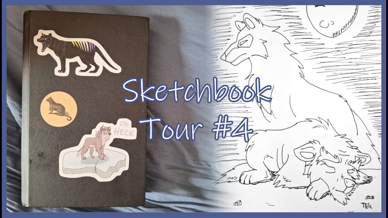 Finally, Some More Recent Art! | July 2023 - April 2025 | Sketchbook Tour #4