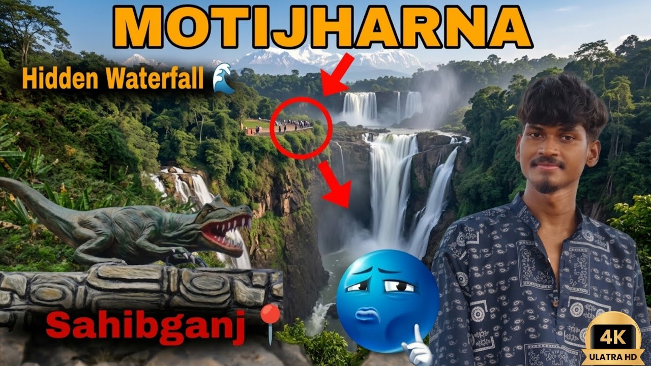 Motijharna Waterfall Sahibganj 😲 | Jharkhand Ka Beautiful Place 🌊