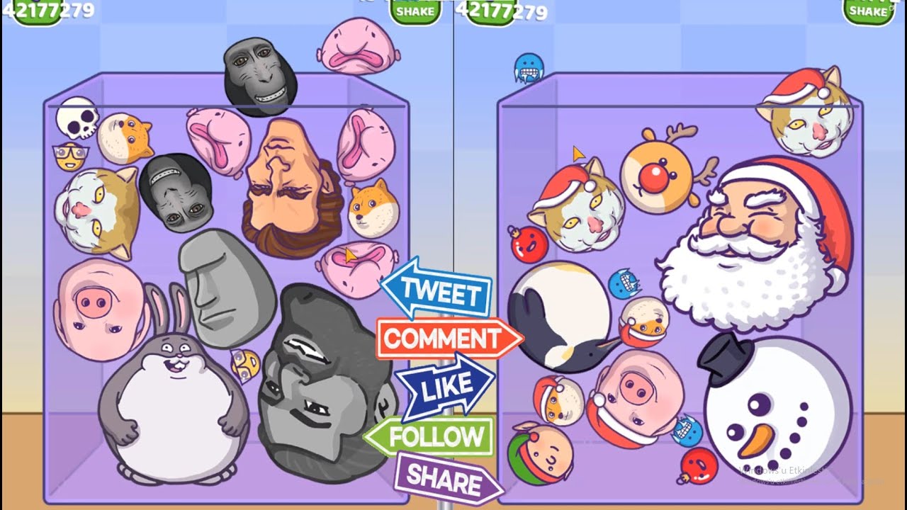 Merge Fellas Giga Mode VS Santa Mode Boss VS Boss