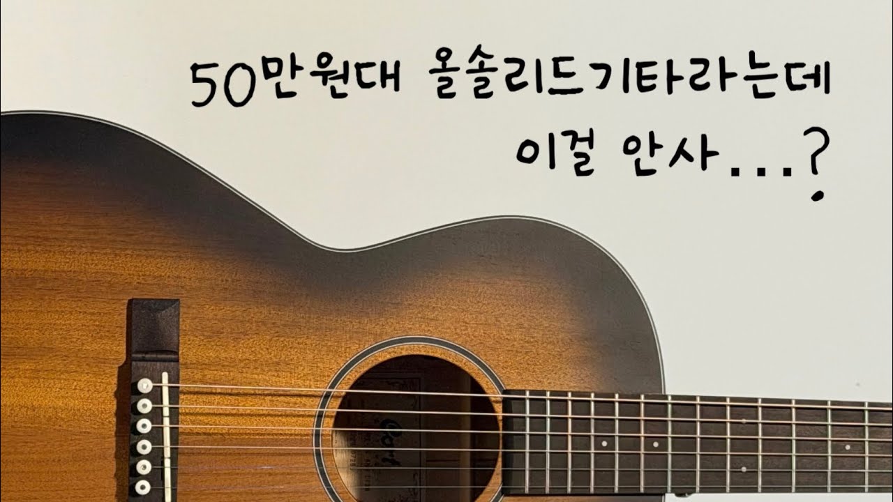 올솔리드,피쉬맨픽업,하이퀄리티 인생기타가 50만원대요?? Cort CORE-PE 를 소개합니다!