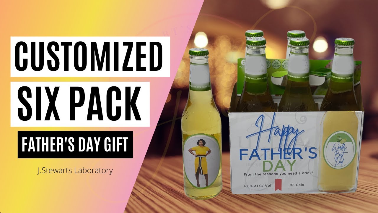 Customized Six Pack| Custom Beer Labels | Father's Day Gift Idea