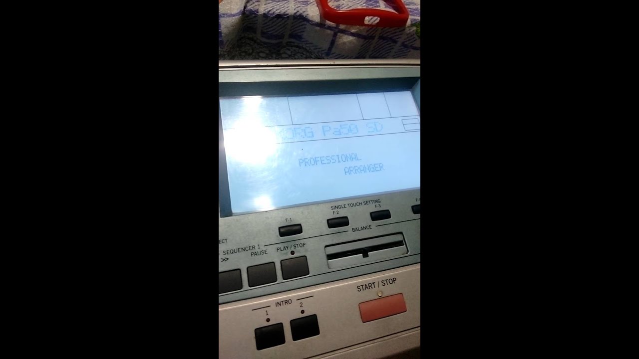 Formatação e restauração teclado korg PA 50