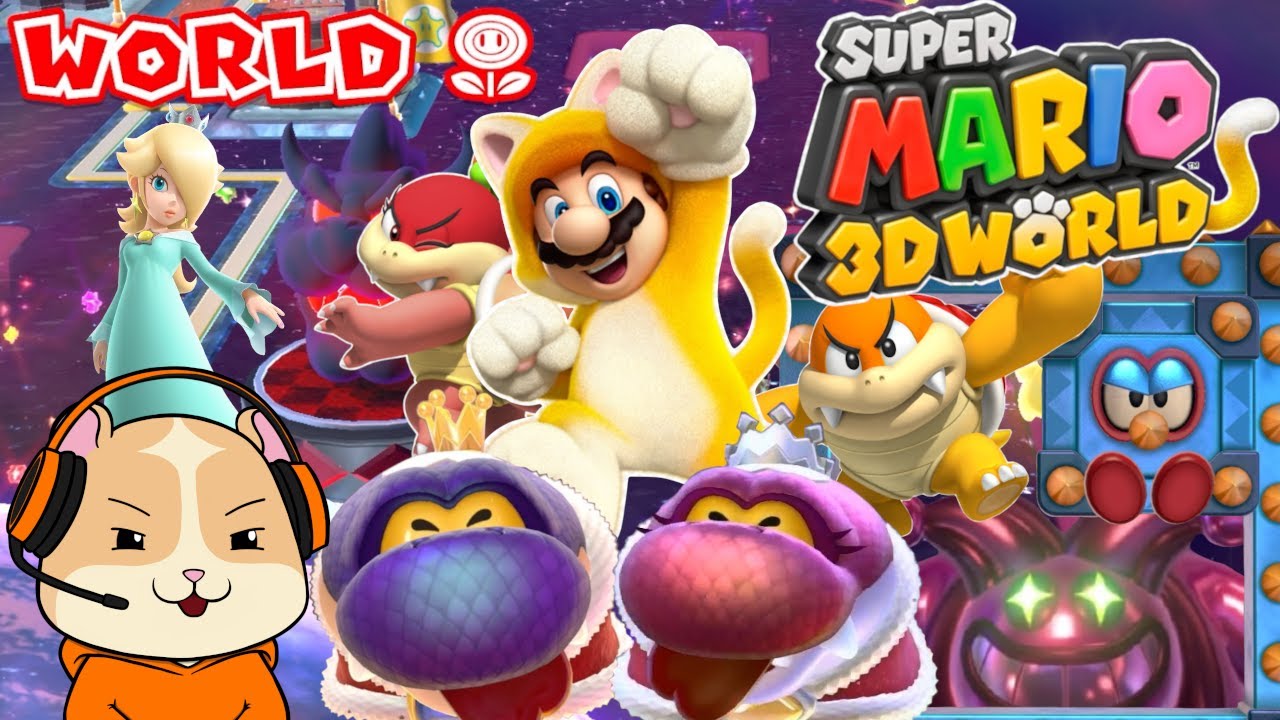 BOSS BATTLE BONANZA! Super Mario 3D World PART 11 World Flower!