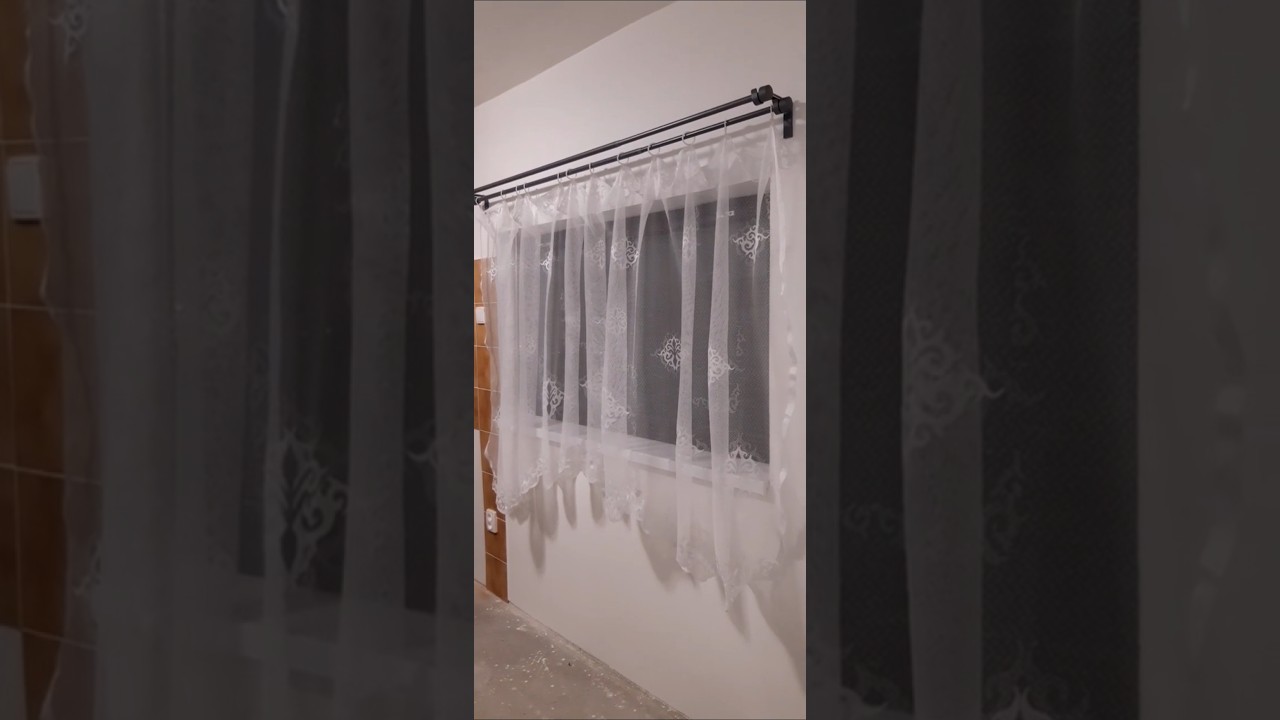 🔨Ikea curtain Installation Racka #ikea #racka #ikeahack #curtain #assembly #diy #parkside #tips