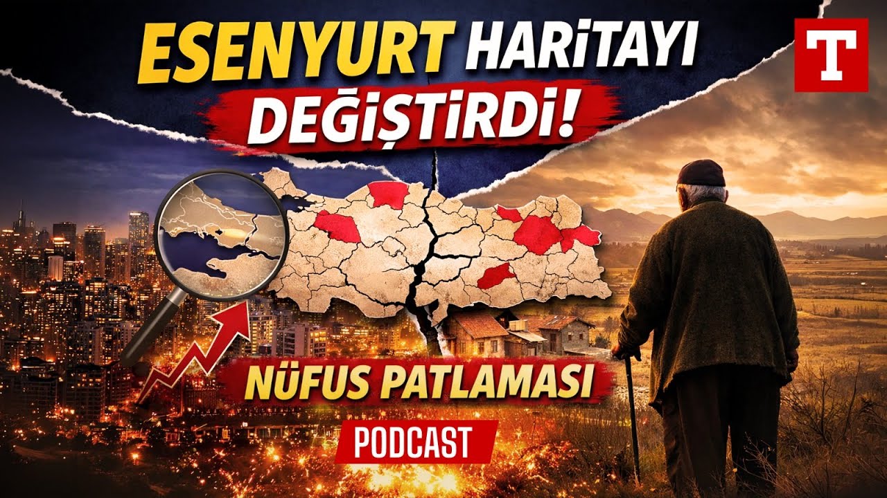 Esenyurt'un Nüfusu Haritayı Değiştirdi! Türkiye’nin 5 İlini Geride Bıraktı! #Podcast