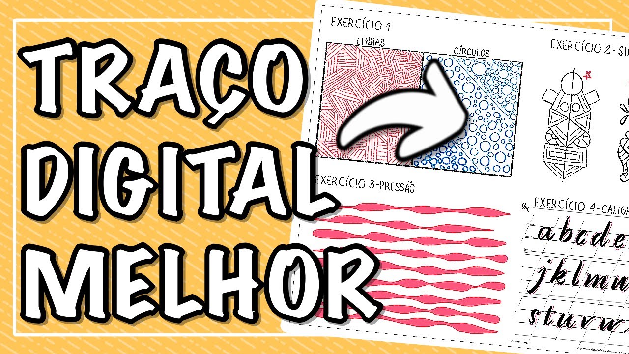 FAÇA ISSO PARA MELHORAR SEU TRAÇO | Dicas para MELHORAR o TRAÇO no DESENHO DIGITAL