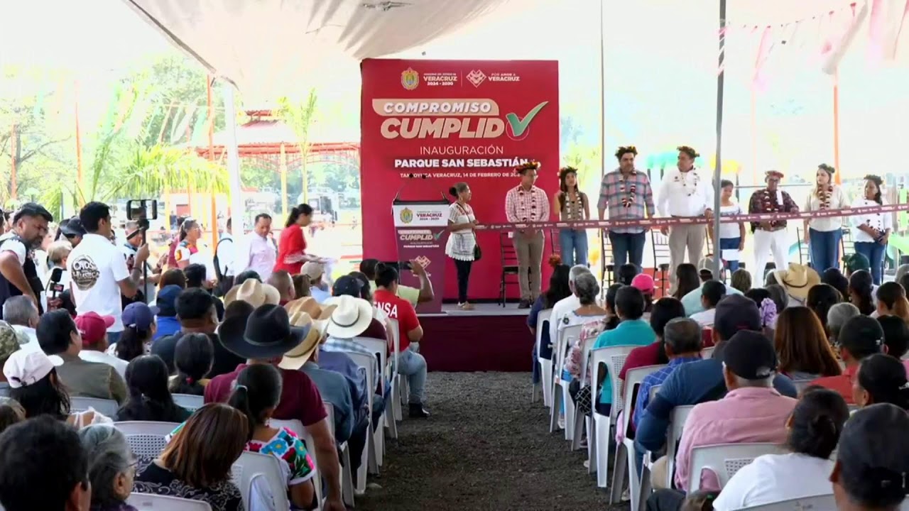 🔴 Transmisión en vivo | Inauguración del Parque San Sebastián, Tantoyuca, Veracruz