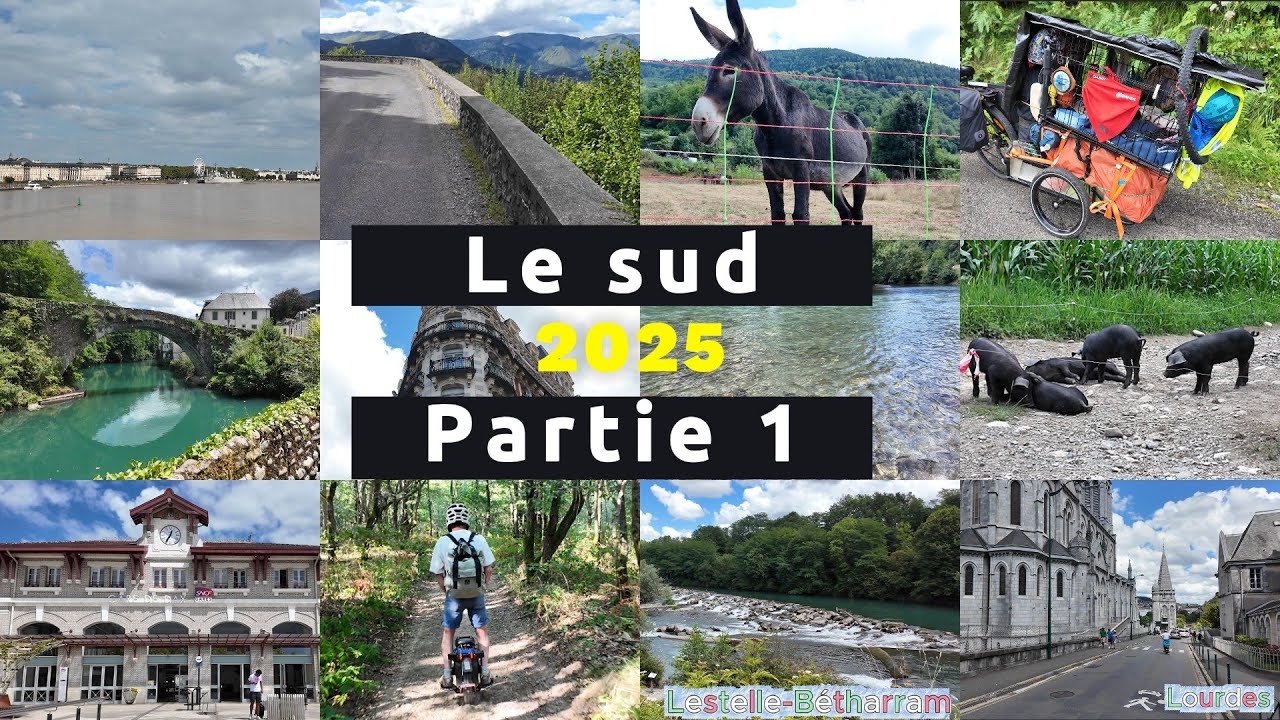 Vlog je pars dans le sud avec ma gyroroue chez le B&eacute;arnais partie 1