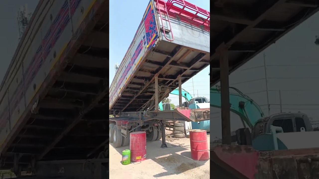 ทำกระบะดั้มรถหัวลากใหม่ของเดิมชำรุด