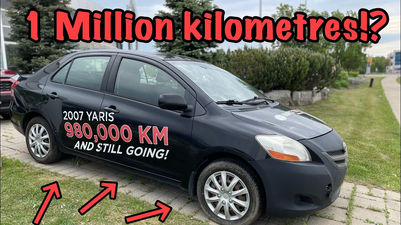 Пробег этой Toyota Yaris 2007 года почти миллион километров! Ух ты!