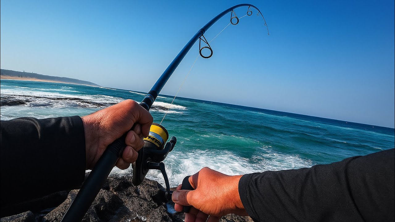 Rock Fishing in Amanzimtoti | South Africa , Durban 