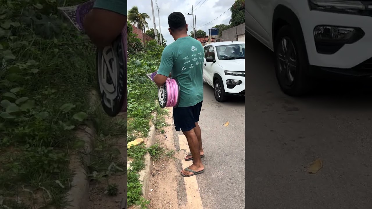 Testando a pipa terremoto 45cm